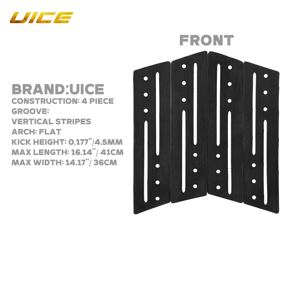 tapis pont surf antidérapant eva noir texture bois moderne adhésif padssurf skimboard longboard