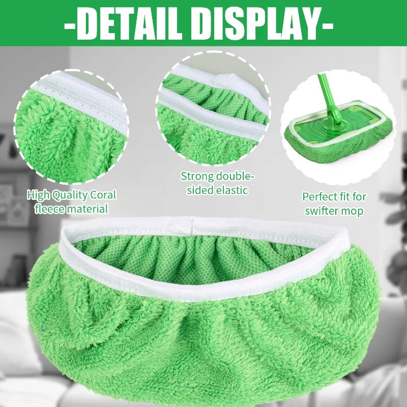 chiffons nettoyage microfibre vert doux veloutés réutilisables écologiques pratiques paires
