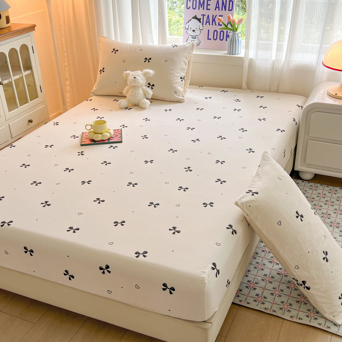 draps lit coton polyester houssable adultes carreaux gris roses modernes 120x200 150x200 180x200 200x220