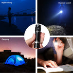 lampe torche led rechargeable usb 6000k noir vert certifications rohs ccc ul vde