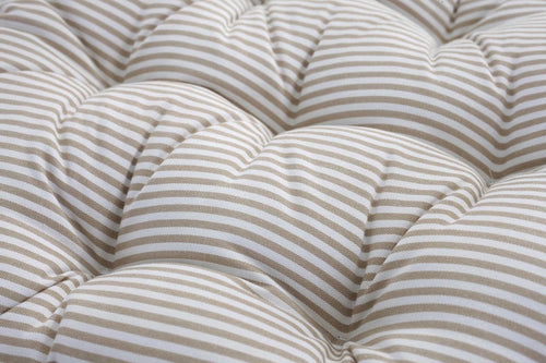 coussin rond rayures bleu marine blanc moderne non amovible lavable 42cm 47cm 55cm