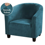 Housse fauteuil velours gris ajustable salon moderne extérieur intérieur machine laver