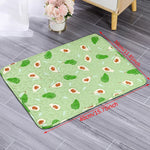 tapis d'entraînement lavable chiens motifs animaux rose vert bleu moderne