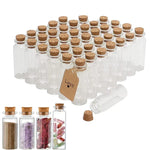 bouteilles verre transparentes bouchons liège 10 15 20 25 30 ml