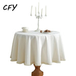 nappes ronde tissu texturé imperméable extérieur intérieur mariage thème vintage blanc cassé marron franges
