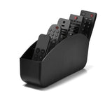 organisateur télécommandes smartphone rangement noir moderne réutilisable sans electricité matériau pp