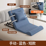 lit pliant moderne gris toile lin coussin oreiller support tablette