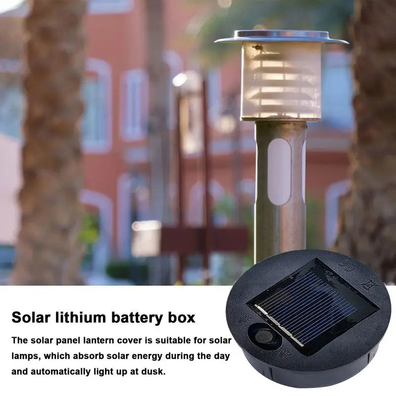lampe solaire rechargeable extérieure noire moderne sans fil fixée facilement