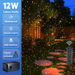 projecteur led portable 12w noir trépied télécommande effet neige lucioles patio fêtes mariage