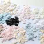 rubans nœuds couleur rose pâle beige clair vert pastel décoratifs élégants écologiques polyester tissu