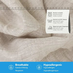 Drap-housse lin 100% naturel