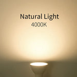 ampoule led gu10 249 2000 lumens blanc mat moderne 50000 heures 120 degrés