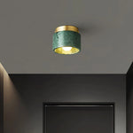 plafonnier marbré vert blanc moderne éclairage quotidien luxueux surface aspect pierre naturelle