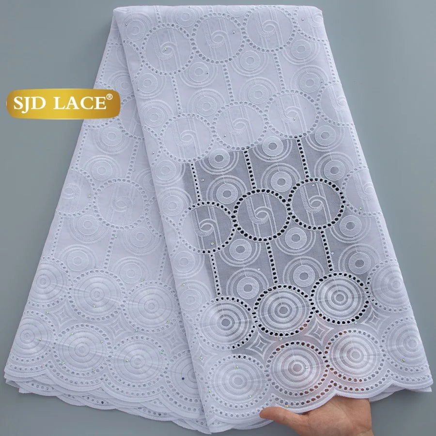 dentelle blanche florale opaques classique mariage fête yards haute qualité