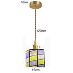 lampe suspendue art déco géométrique salon chambre restaurant éclairage interrupteur chaîne métal