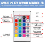 ampoule led rgb 15w e27 télécommande blanc moderne décoration chambre lumière nocturne