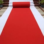 tapis rouge uni antidérapant classique longueur variable mariage banquet salle conférence