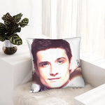 coussin blanc moderne imprimé personne zip invisible 12x12 16x16 18x18 20x20 polyester