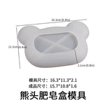 moules silicone forme ours rectangle cercle fruits décorations bricolage artisanal blanc moderne ludique