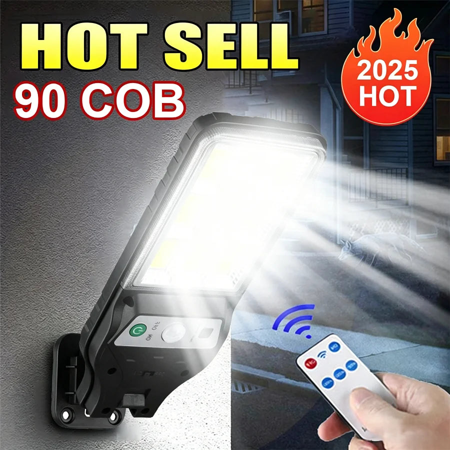 lumière solaire led moderne noire télécommande incluse facile