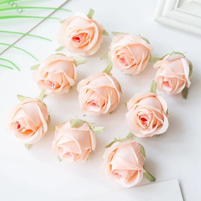 fleurs artificielles roses boutons classiques variées couleurs mariage anniversaire decorationextérieur