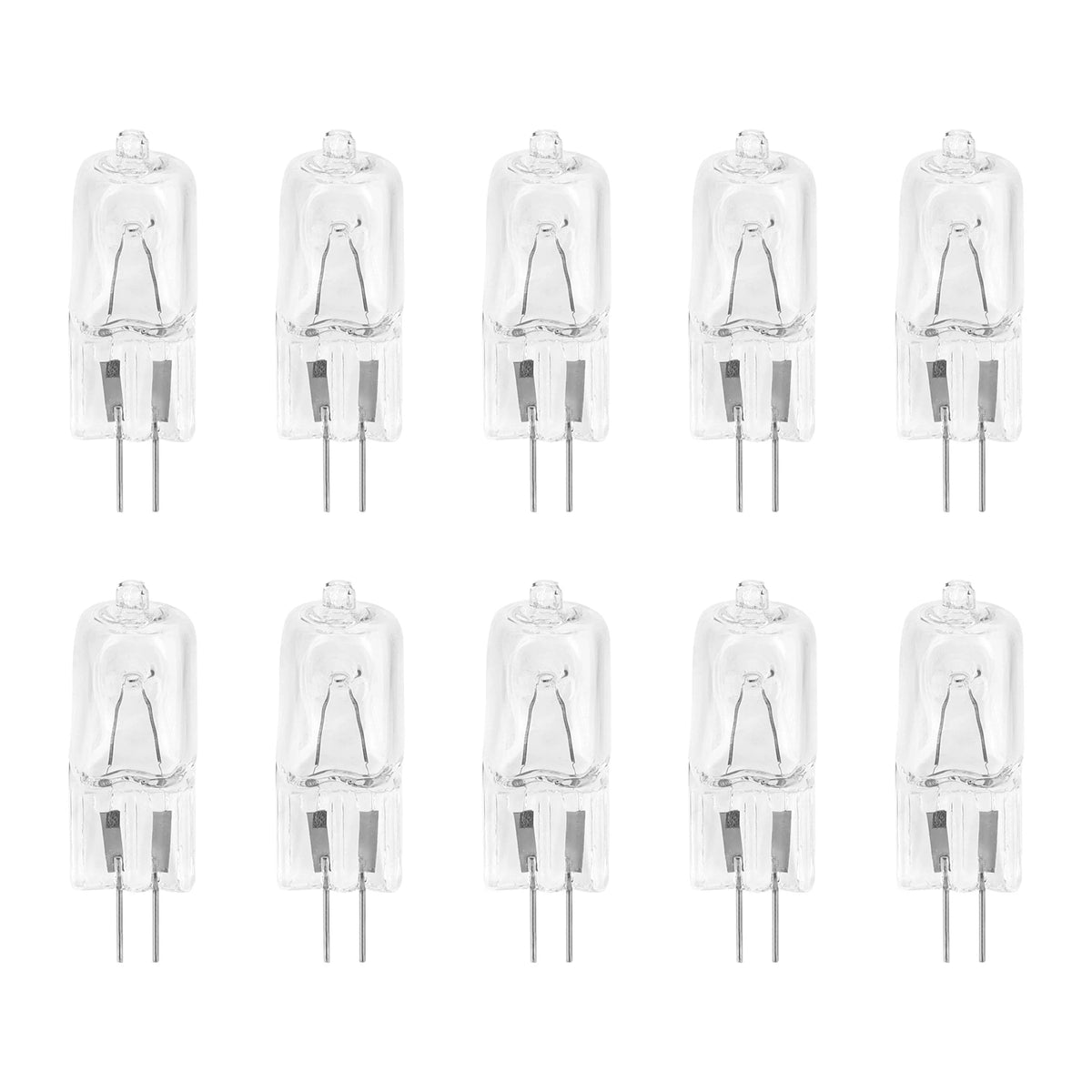 ampoules halogènes g4 transparentes opalescentes 24v 220v blanc chaud classique 10w 20w 35w 50w