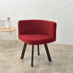 fauteuil moderne tissu carreaux polyester coton beige bleu violet rouge vert blanc orange noir