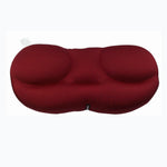 coussin ergonomique gris doux 3d taie rafraîchissante mousse polyester coton