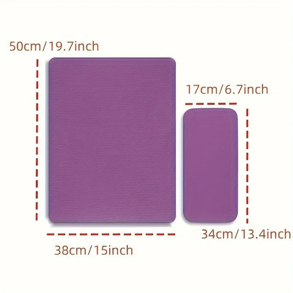 tapis machine coudre violet texturé moderne insonorisation antidérapant 50cm 38cm 34cm 17cm cặp đôi