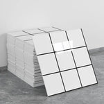 autocollants muraux carreaux brique blanc noir adhésifs modernes cuisine chambre salle bains renovatable minimalistes