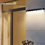 lumières solaires led extérieures modernes murales plaque nominative décoration jardin contemporaine minimaliste