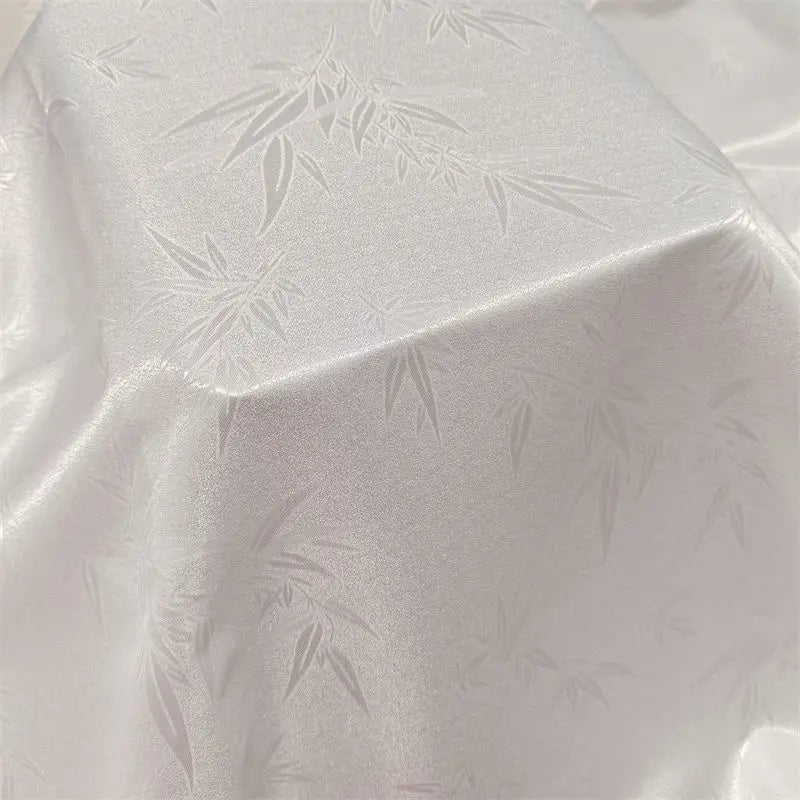 tissu brocart bambou vert rouge blanc élégant bricolage maison décor cosplay 150cm polyester