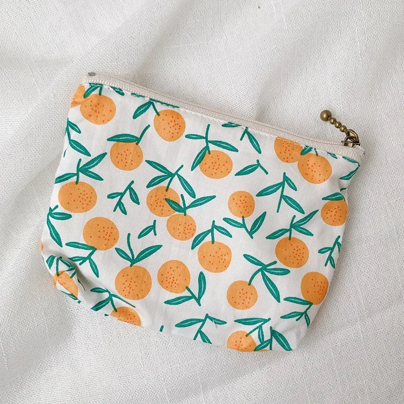 sac rangement réutilisable fleur canard orange moderne pliable multi usages