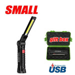 lampe torche multifonction rechargeable aimantée led puissante interrupteur réglages moderne pratique camping travauxurgence
