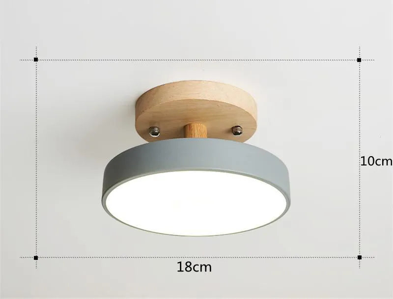 lampe moderne minimaliste gris vert rose blanc vis fixée led 6000k 3000k