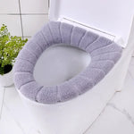 coussins abattants toilettes texturés bleu clair gris beige rose vert menthe opalescents élastiques