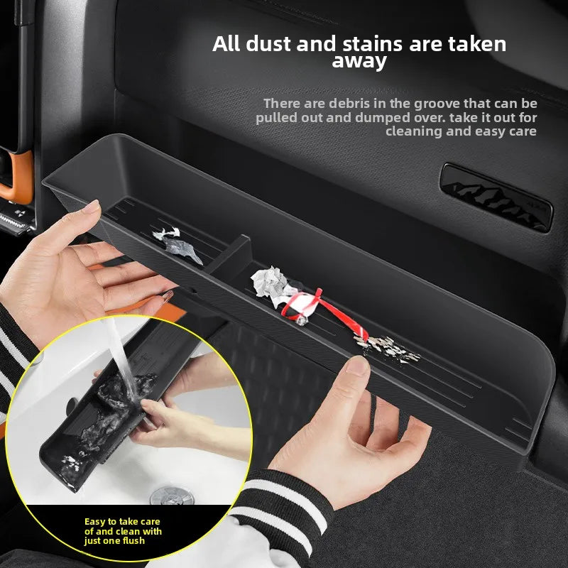 organisateur rangement voiture silicone noir pratique fonctionnelintérieur accessoires storage boite rangement matériau étanche