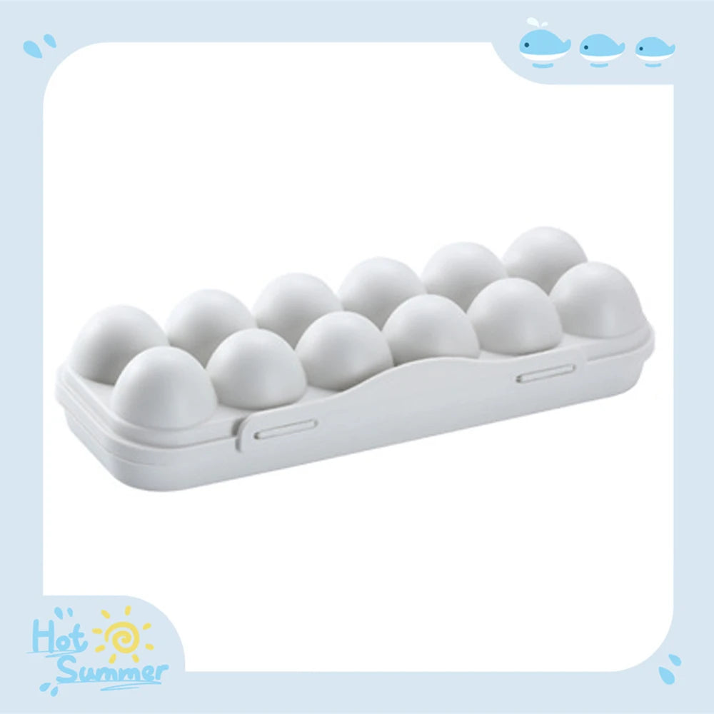 Boîte à œufs 12 grilles vue de dessus