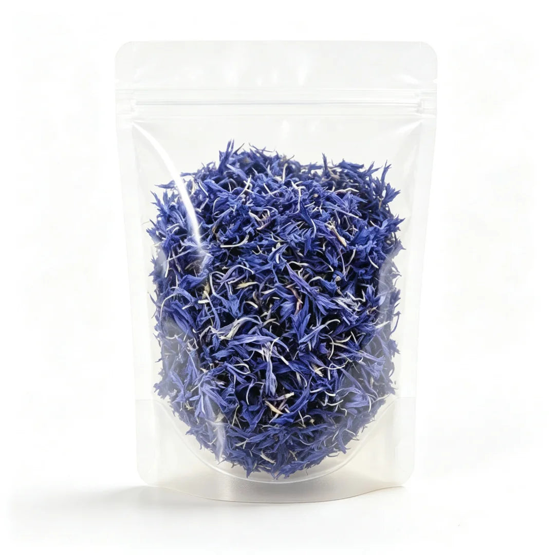 pétales bleu foncé herbe séchée naturelle decoration mariage anniversaire table intérieur 10g 25g 50g