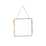 cadres photo suspendus or argenté vintage transparents décoration maison