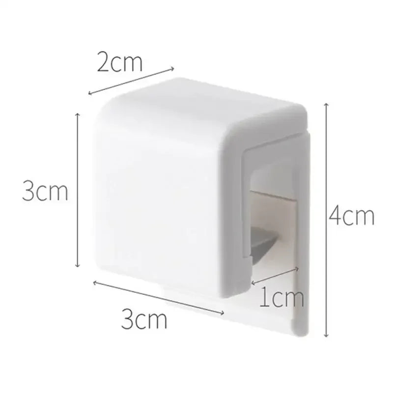porte savon adhésif blanc moderne rangement salle bains support organisation accessoire fixe blanc rond