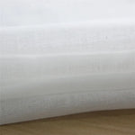 tissu coton blanc largeur 150cm opacité texture douce simple éco friendly