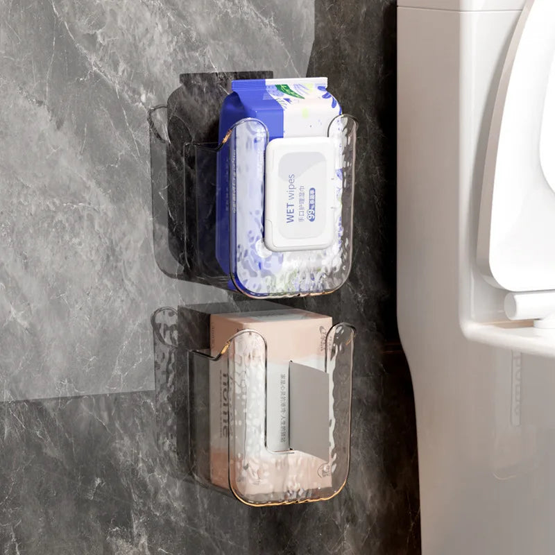 porte serviettes porte guêtres transparent moderne pratique adhésif cuisine salle bains