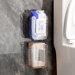 porte serviettes porte guêtres transparent moderne pratique adhésif cuisine salle bains