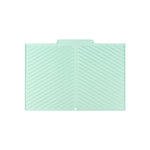 tapis cuisine moderne gris vert rayures diagonales drainage anti dérapant haute température resistant