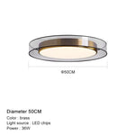 luminaire plafonnier led moderne minimaliste noir doré blanc gauze texturée semi transparent acrylique