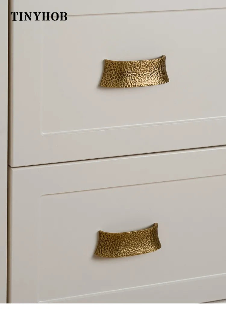 Poignée armoire laiton massif