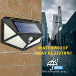 Détail de la lampe solaire LED moderne pour terrasse