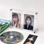 cadre photo moderne transparent clips photo affiche carte postale support cd kpop decoration chambre