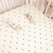 Drap-housse pour berceau bébé 28x52 cm en coton doux - Literie bébé unisexe - Ombre Interieur